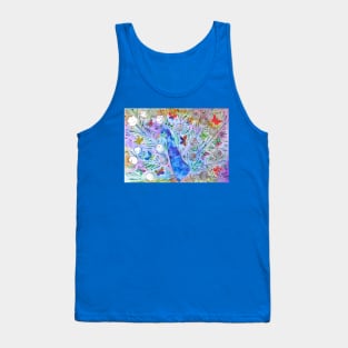 Beautiful Butterfly Peacock Tank Top